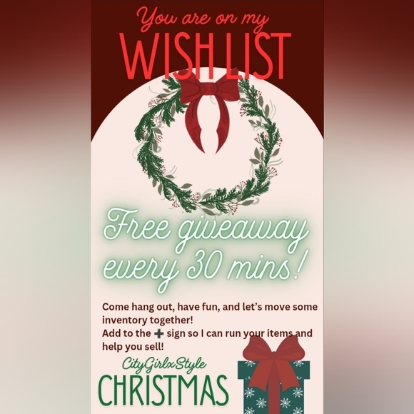 Gucci Other - 🎄✨ YOU’RE ON MY WISH LIST!✨🎄 Join us TODAY at 3 PM EST